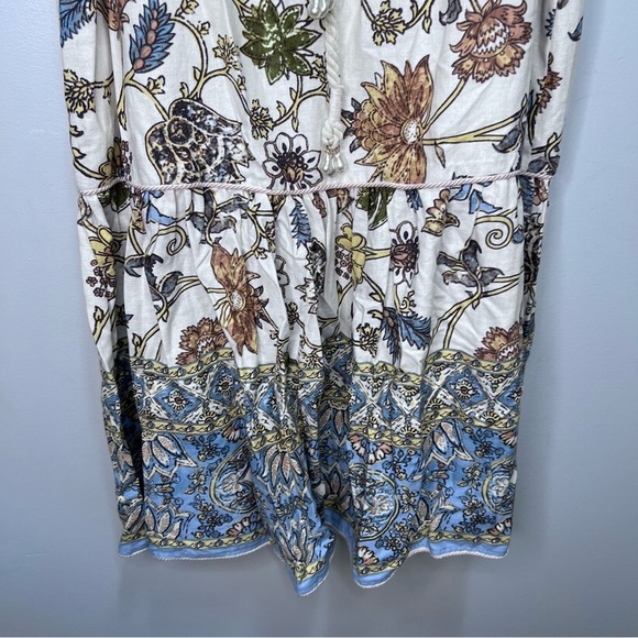 House of Harlow 1960 Bohemian Linen Maxi Skirt Size Large​ - Picture 8 of 11